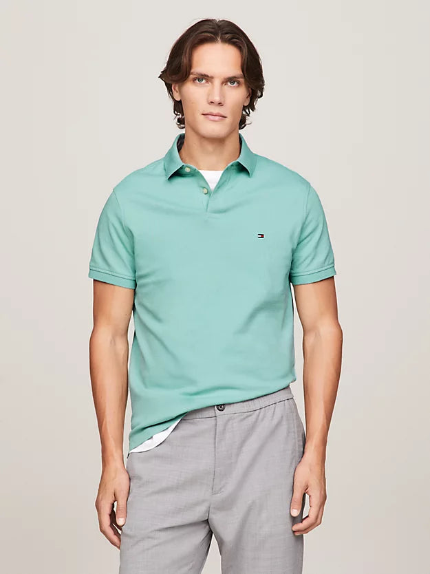 Tommy Hilfiger 1985 Collection Regular Fit Polo - Tradewinds Aqua