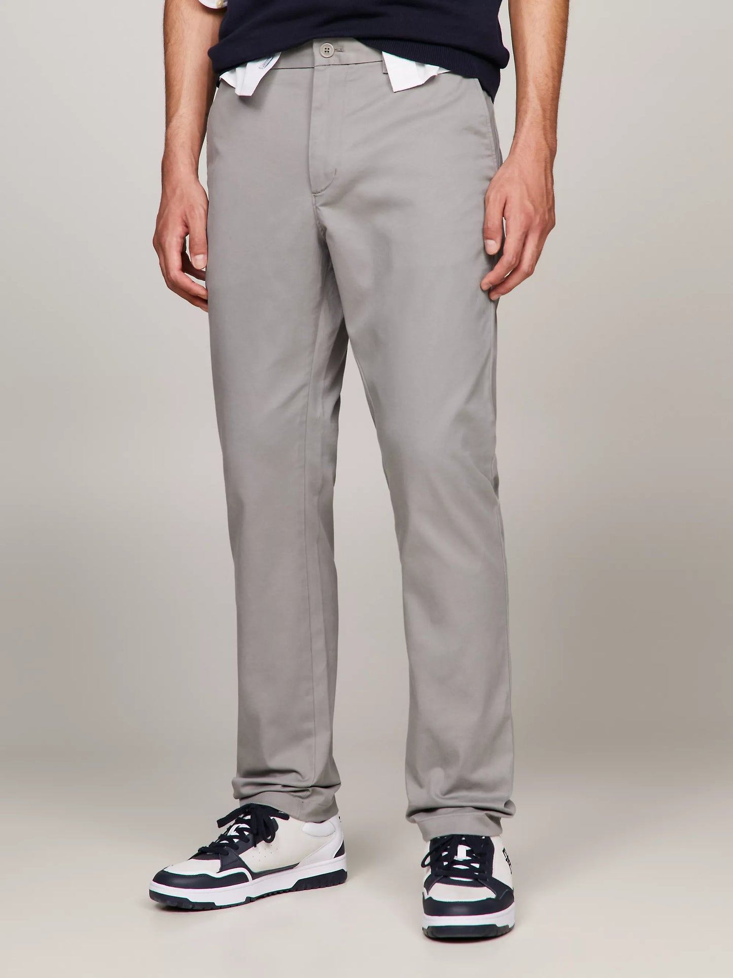 Tommy Hilfiger 1985 Collection Bleecker Pima Slim Chinos - Hydrogen Grey