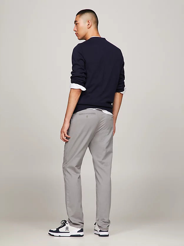 Tommy Hilfiger 1985 Collection Bleecker Pima Slim Chinos - Hydrogen Grey