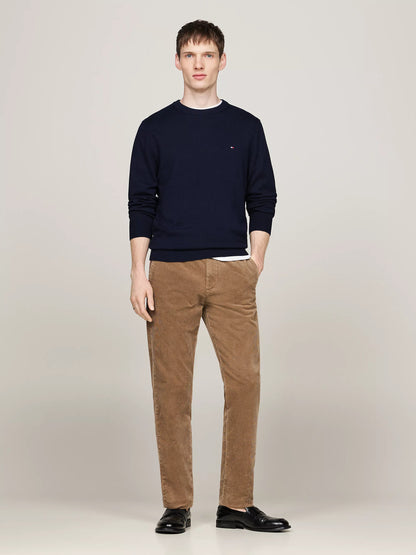 Tommy Hilfiger Crew Neck Jumper with Cashmere - Desert Sky