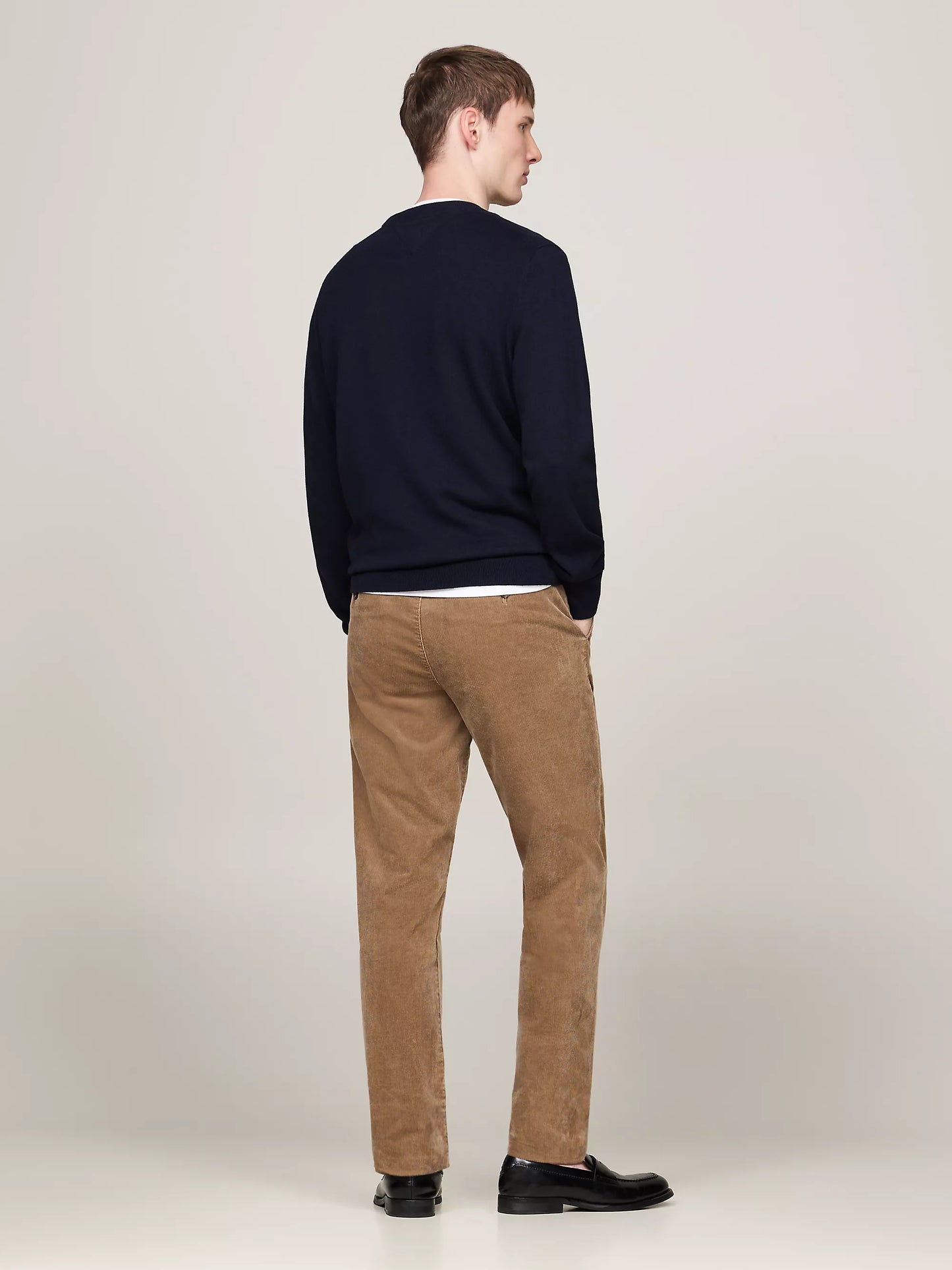 Tommy Hilfiger Crew Neck Jumper with Cashmere - Desert Sky