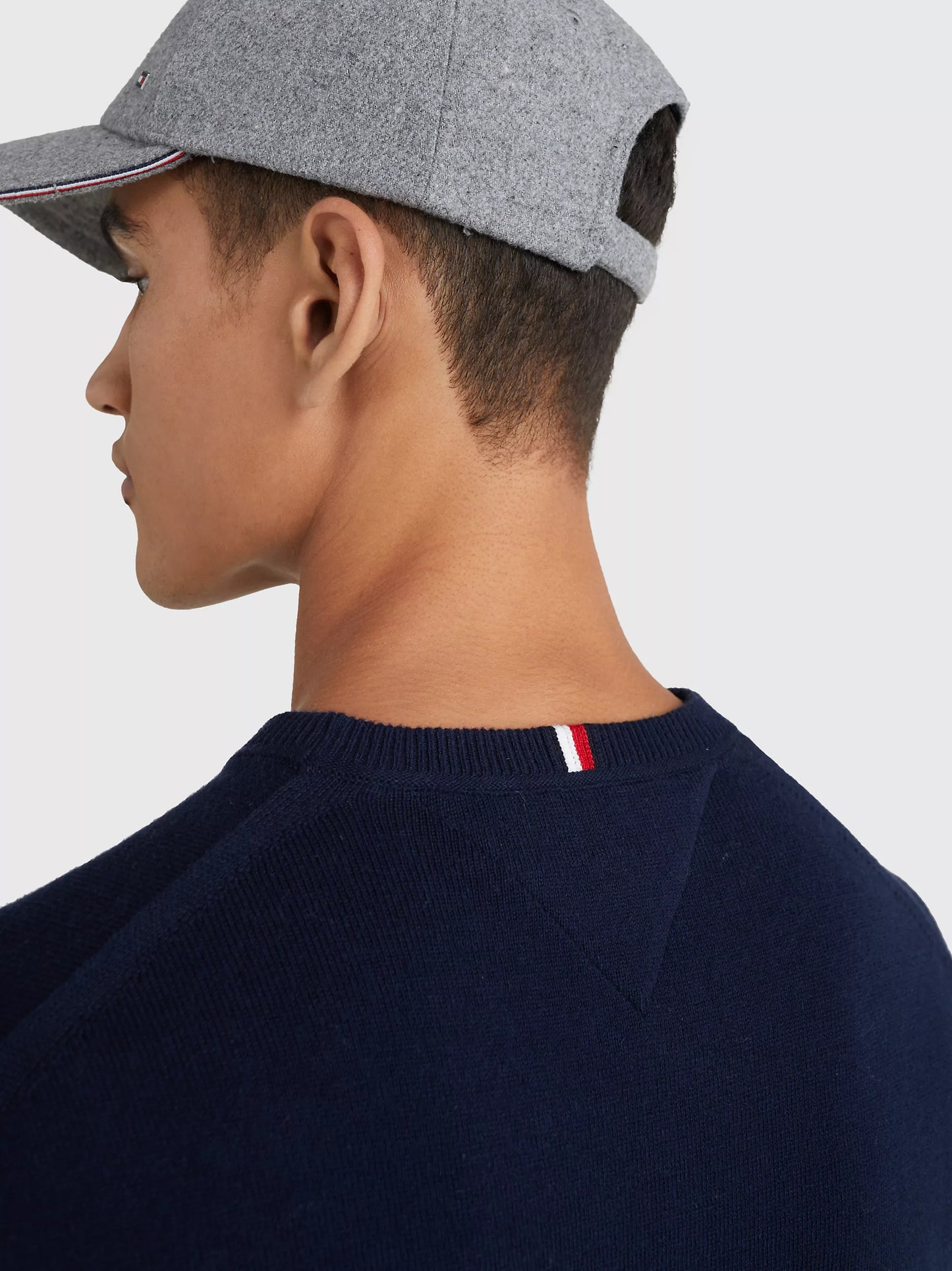 Tommy Hilfiger Crew Neck Jumper with Cashmere - Desert Sky