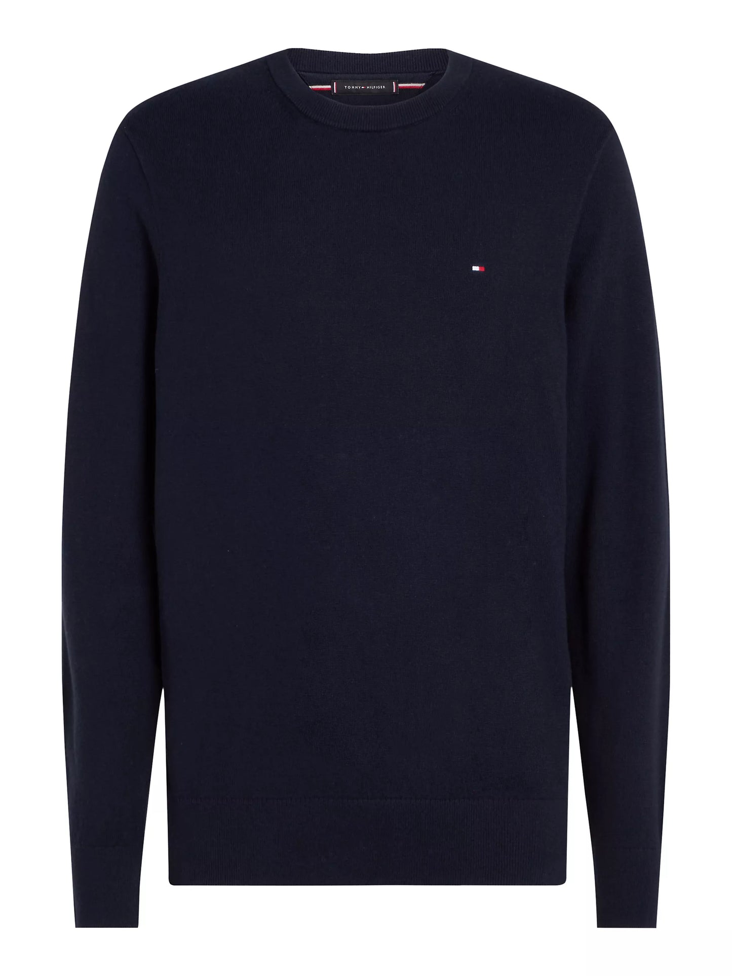 Tommy Hilfiger Crew Neck Jumper with Cashmere - Desert Sky