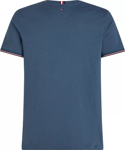 Tommy Hilfiger Tipped Logo Slim Fit T-shirt - Aegean Sea