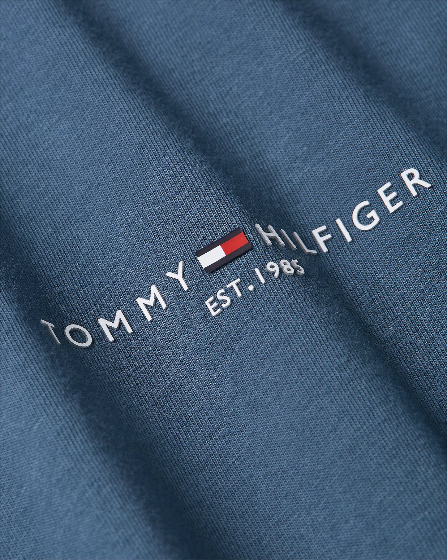 Tommy Hilfiger Tipped Logo Slim Fit T-shirt - Aegean Sea