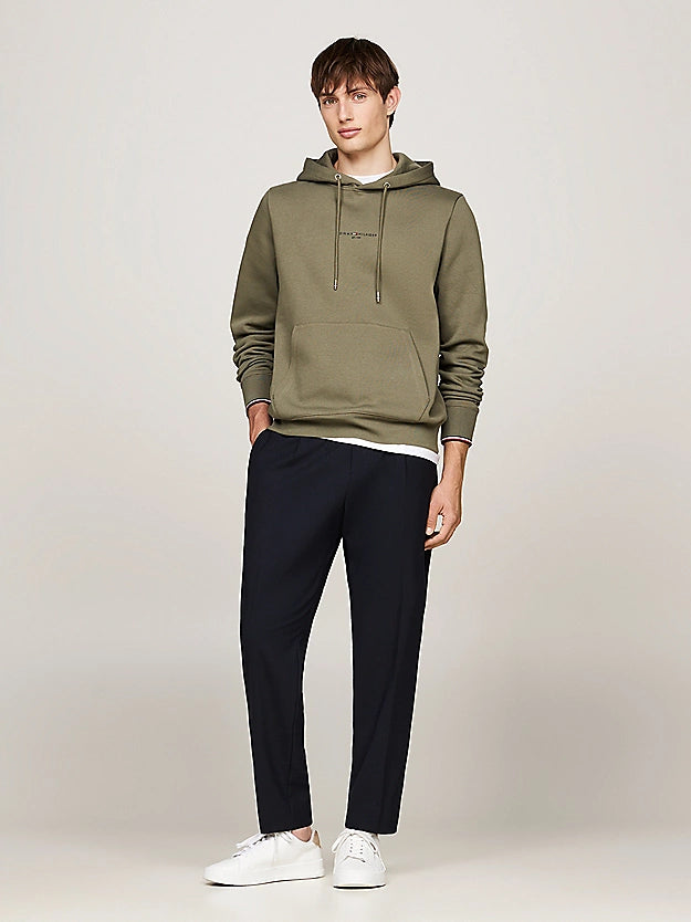 Tommy Hilfiger Tipped Cuffs Hoody - Battle Green