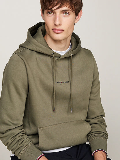 Tommy Hilfiger Tipped Cuffs Hoody - Battle Green