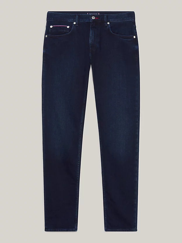 Tommy Hilfiger Denton Fitted Straight Jeans - Meek Blue Black