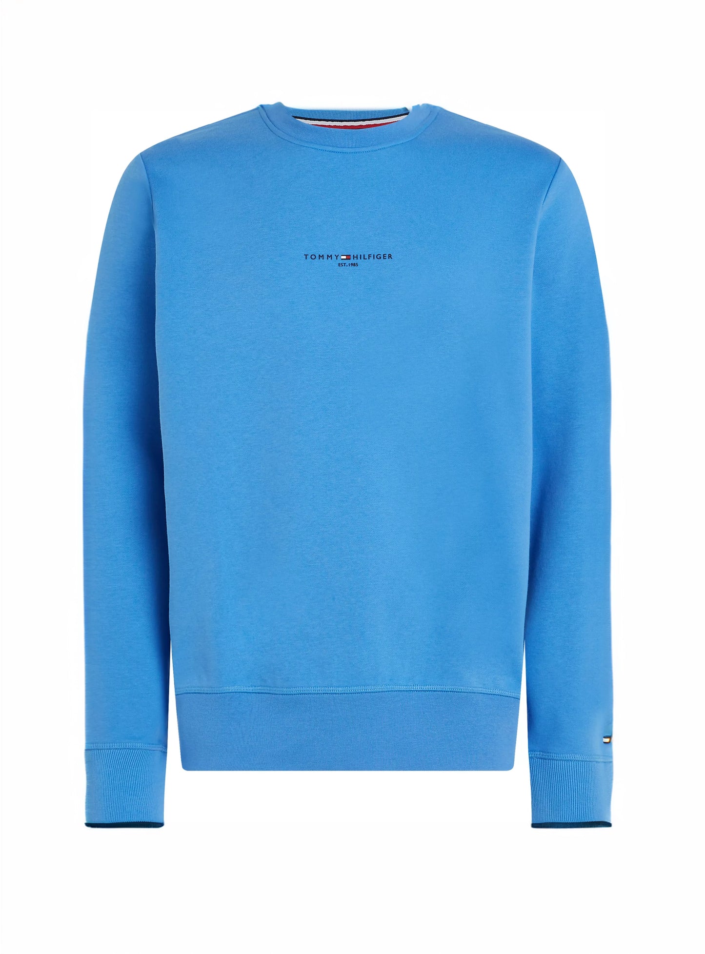 Tommy Hilfiger Tipped Cuff Crew Neck Sweatshirt - Blue Spell