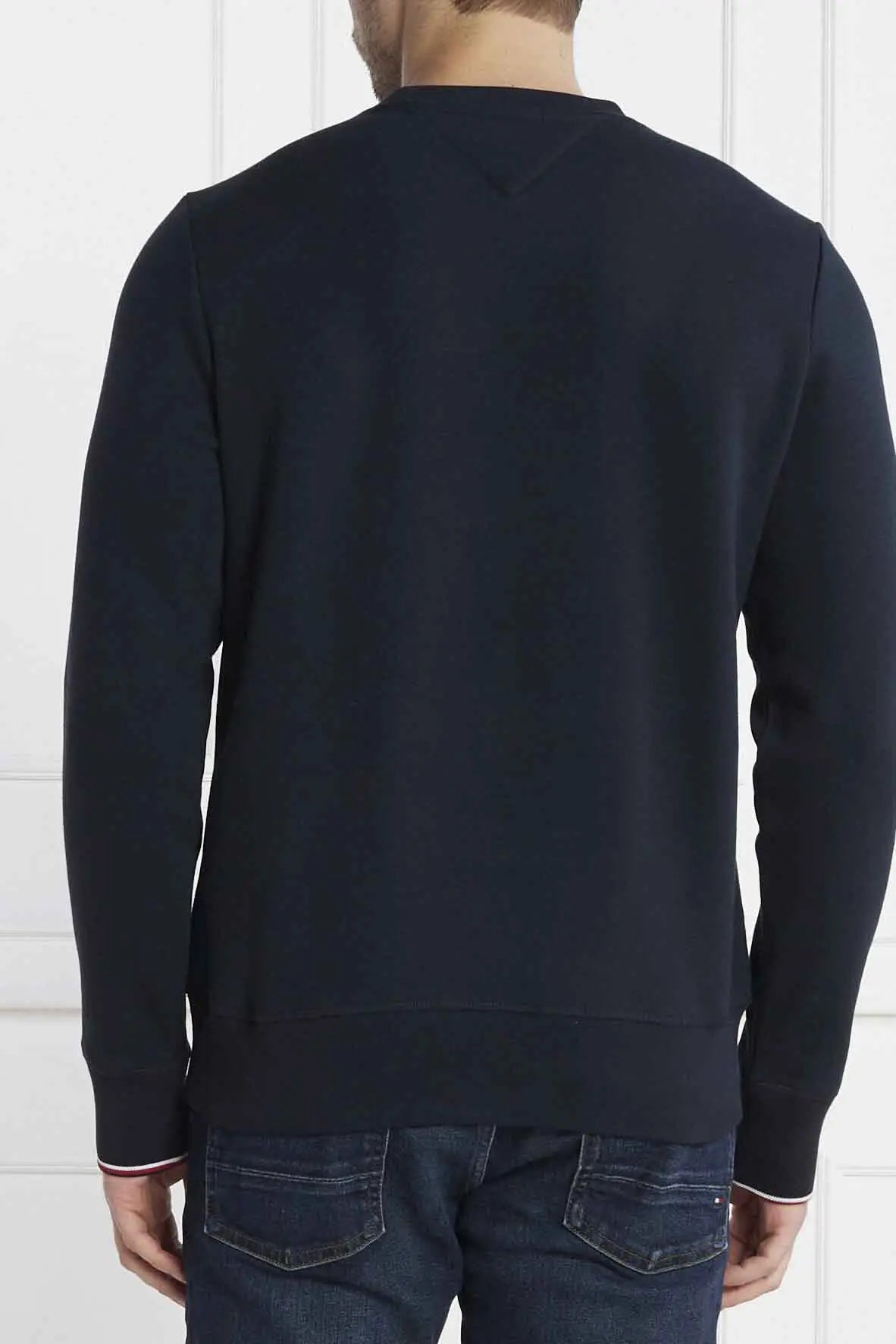 Tommy Hilfiger Tipped Cuff Crew Neck Sweatshirt - Desert Sky