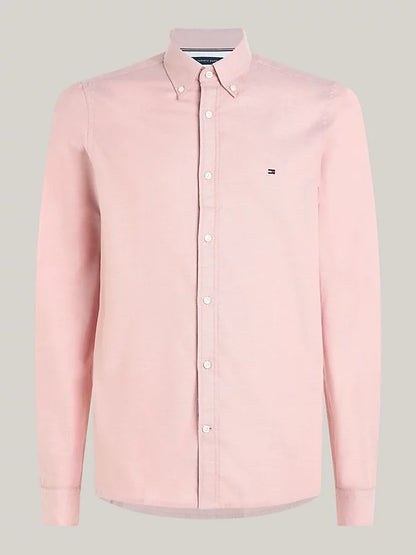 Tommy Hilfiger Flex Dobby Slim Fit Shirt - Teaberry Blossom