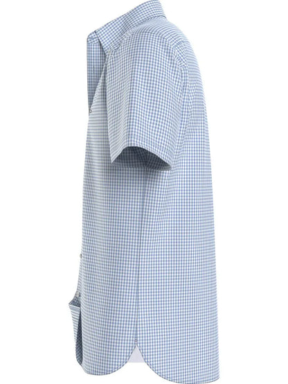 Tommy Hilfiger 1985 Oxford Gingham Short Sleeve Shirt - Sleepy Blue