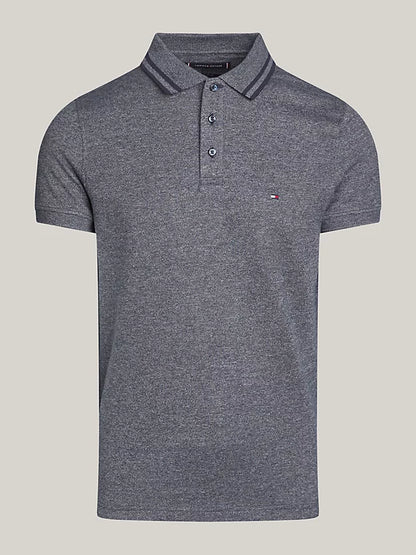 Tommy Hilfiger Tipped Collar Slim Fit Polo - Desert Sky