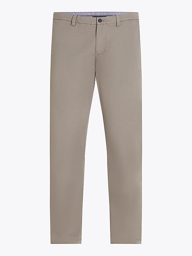 Tommy Hilfiger Bleecker Stretch Cotton Printed Slim Chinos - Hydrogen Grey