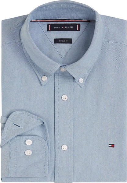 Tommy Hilfiger Heritage Regular Fit Oxford Shirt - Shirt Blue