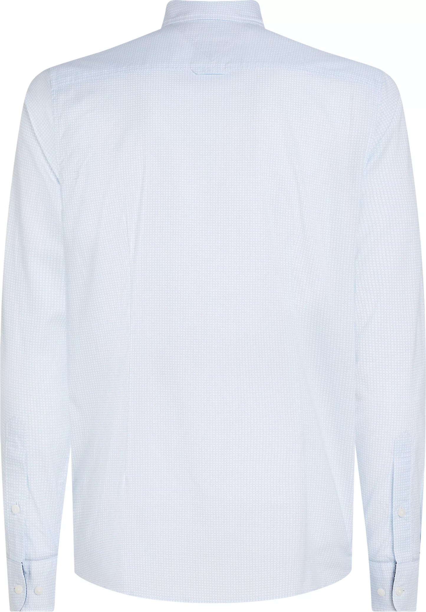 Tommy Hilfiger Flex Micro Foulard Sf Shirt - Light Blue