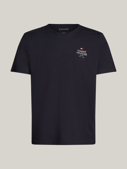 Tommy Hilfiger Logo Crew Neck T-shirt - Desert Sky