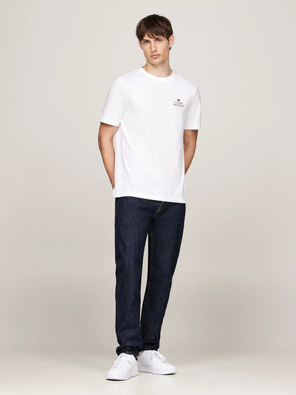 Tommy Hilfiger Logo Crew Neck T-shirt - White