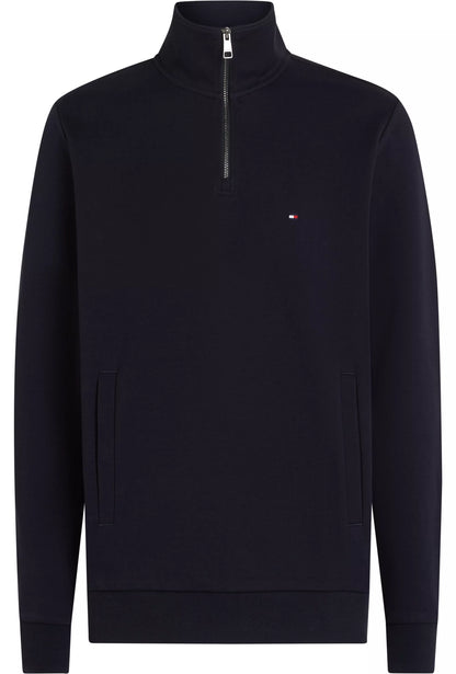 Tommy Hilfiger Quarter-Zip Intechno Knit Sweatshirt - Desert Sky