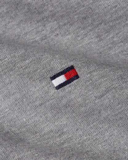 Tommy Hilfiger Quarter-Zip Intechno Knit Sweatshirt - Medium Grey Heather