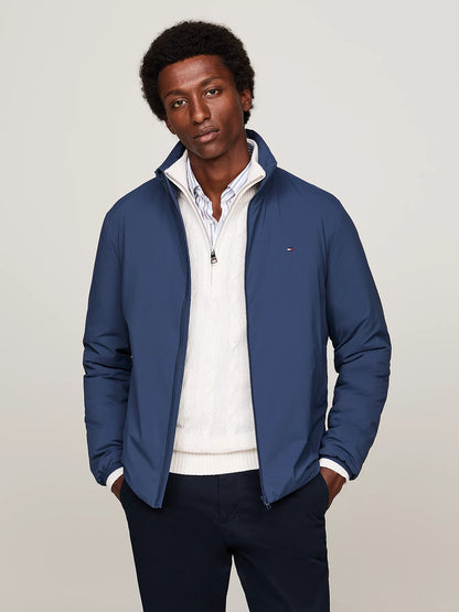 Tommy Hilfiger Water Repellent Zip-Thru Thermal Jacket - Aegean Sea