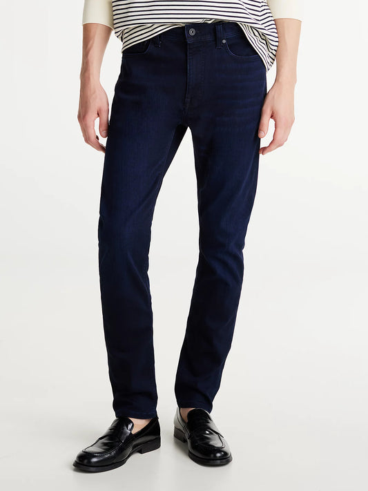 Tommy Hilfiger Bleecker Crest Embroidery Slim Jeans - Denali Indigo