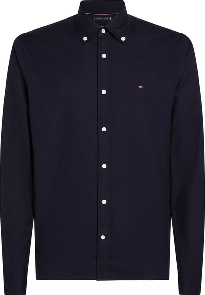 Tommy Hilfiger Flex Brushed Solid Rf Shirt - Desert Sky