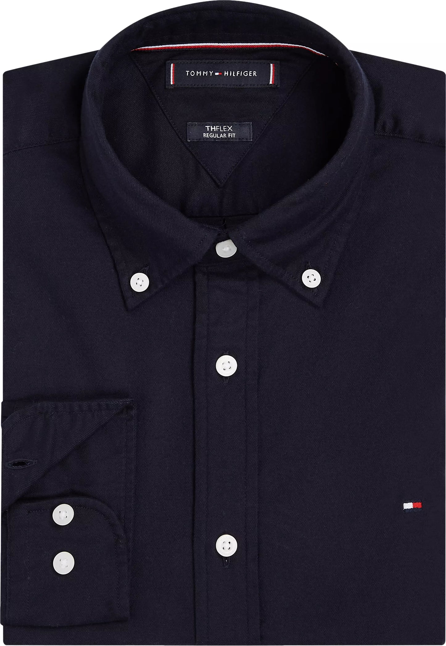 Tommy Hilfiger Flex Brushed Solid Rf Shirt - Desert Sky