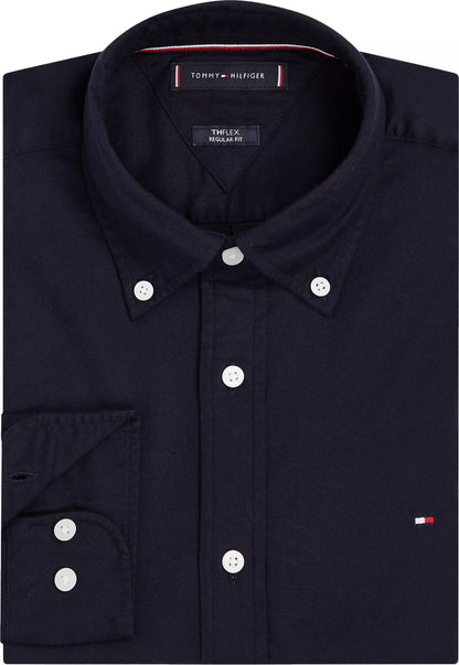 Tommy Hilfiger Flex Brushed Solid Rf Shirt - Desert Sky