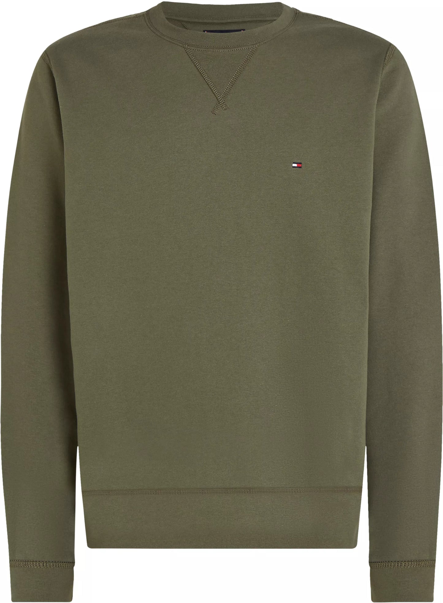 Tommy Hilfiger Fleece Crew Neck Sweatshirt - Battle Green