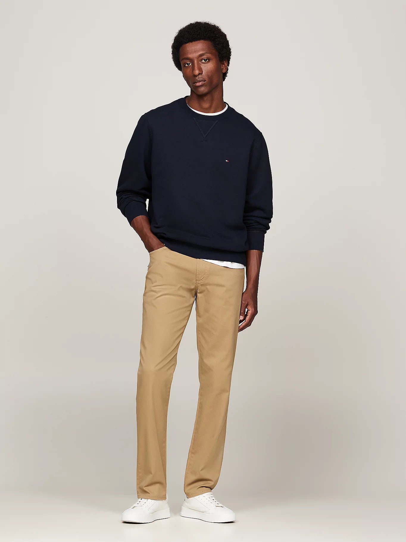 Tommy Hilfiger Fleece Crew Neck Sweatshirt - Desert Sky