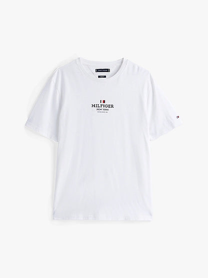 Tommy Hilfiger Logo Crew Neck T-Shirt - White