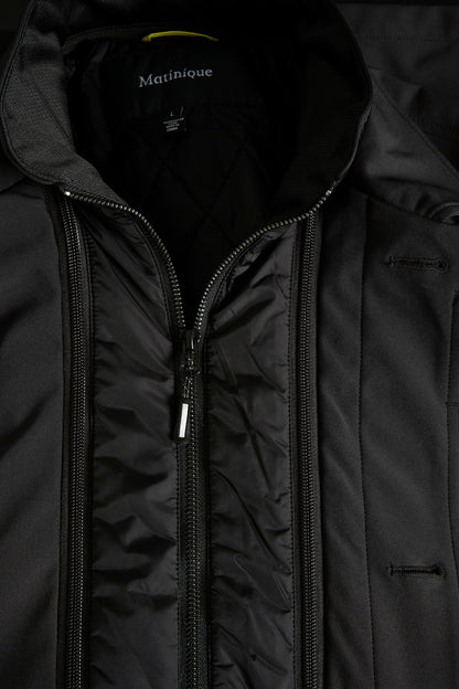 Matinique Philman Coat - Black