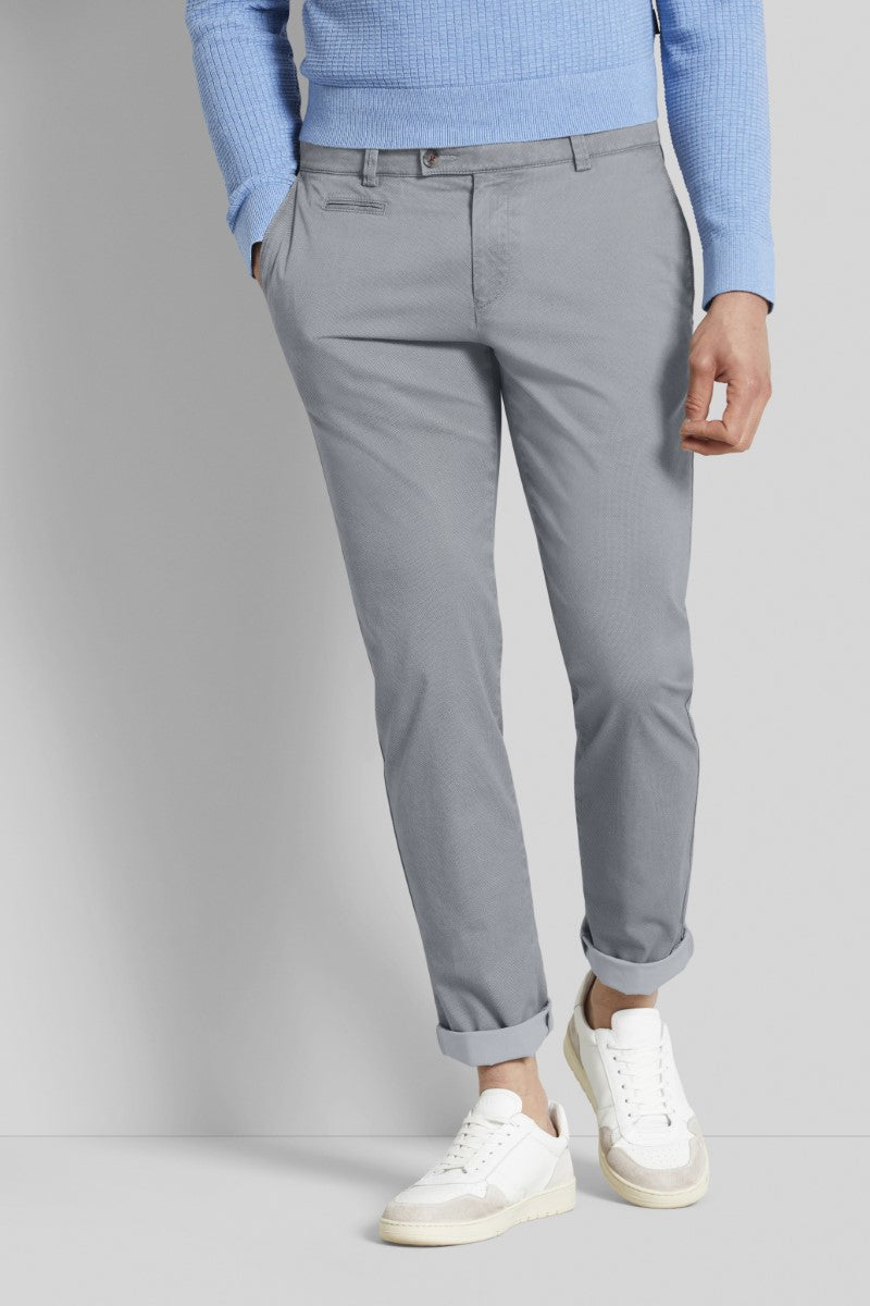 Bugatti Chinos With Elastane 4134-56370A-230 - Grey