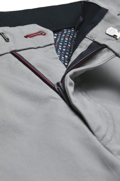 Bugatti Chinos Made From Stretch Cotton - Grey