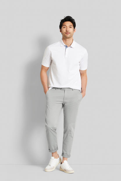 Bugatti Stretch Cotton Chinos 56373A - Light Grey