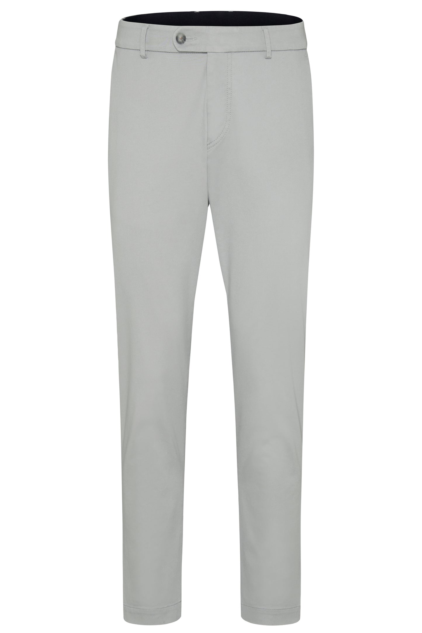 Bugatti Stretch Cotton Chinos 56373A - Light Grey