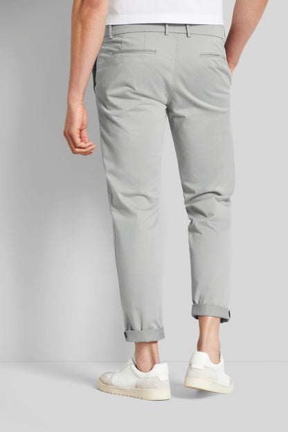 Bugatti Stretch Cotton Chinos 56373A - Light Grey