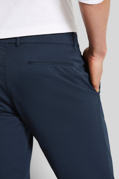 Bugatti Chinos Made From Stretch Cotton - Navy