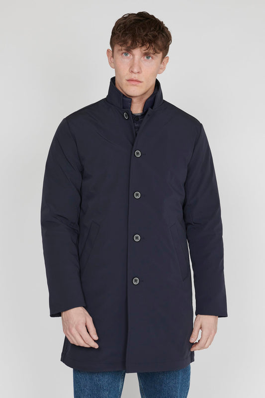 Matinique Makrome Coat - Dark Navy