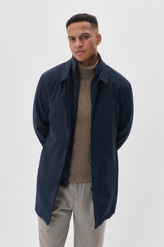 Matinique Philman Coat - Dark Navy