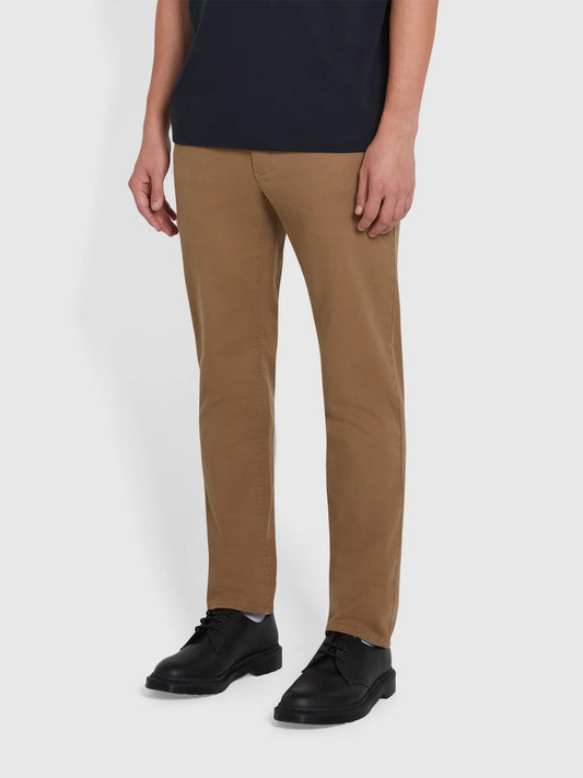 Farah Elm Slim Fit Chinos - Beige