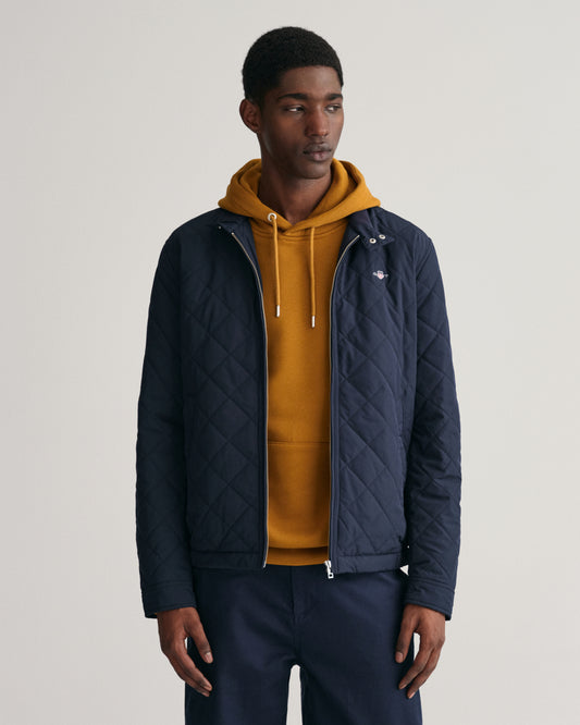 Gant Quilted Windcheater - Evening Blue