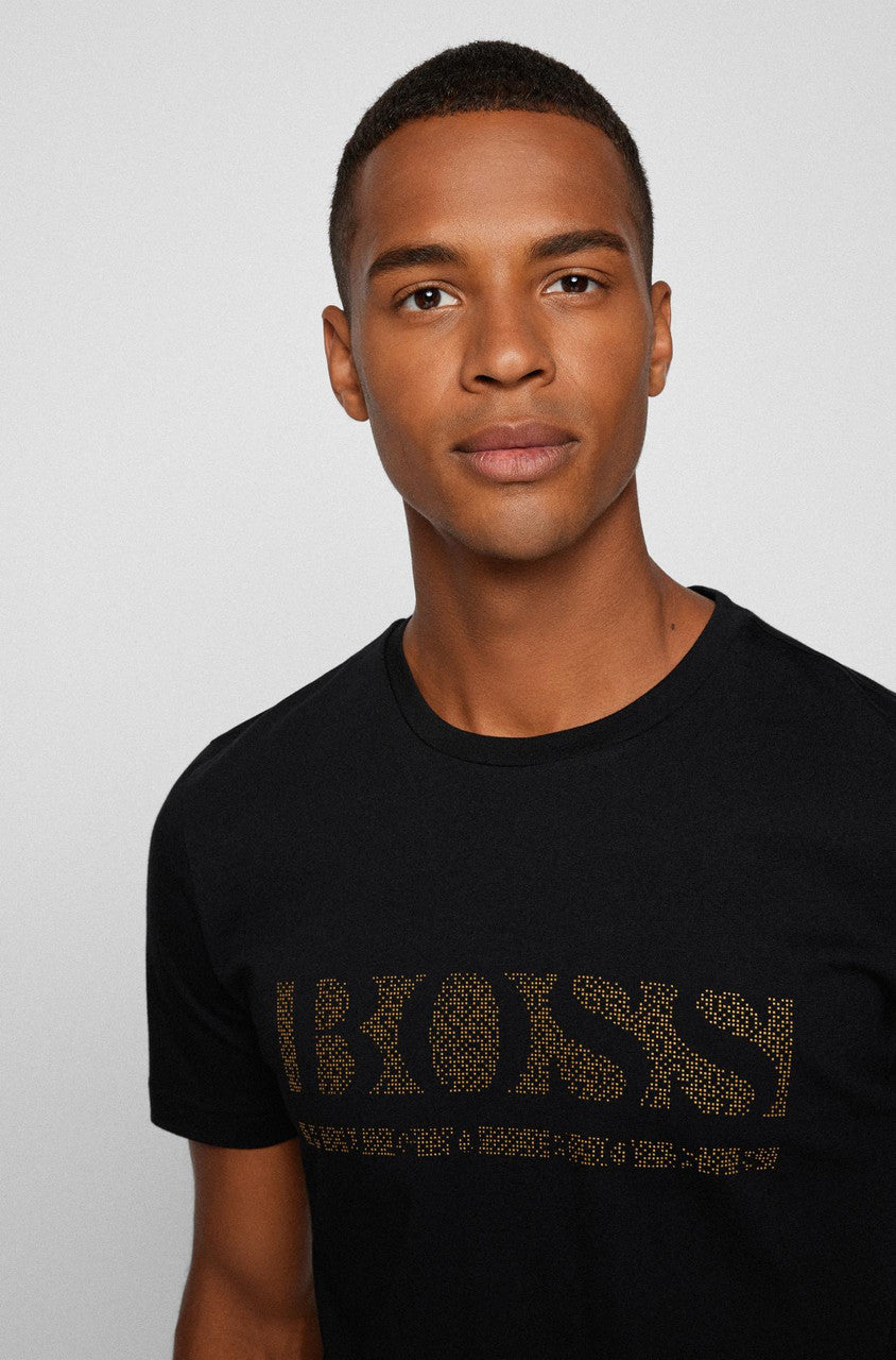 Hugo Boss TEE PIXEL - Black