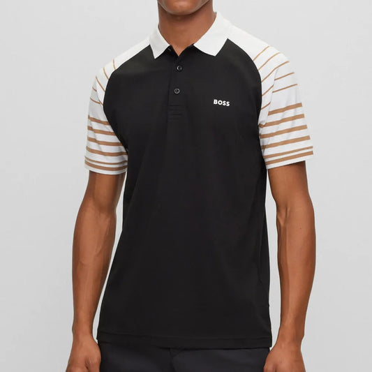 Hugo Boss Golf Shirt Paule 3 Slim - Black