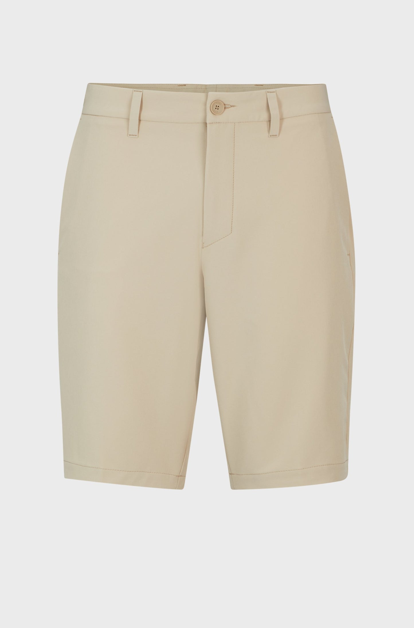 Hugo Boss Slim-fit shorts in easy-iron four-way stretch fabric - Beige