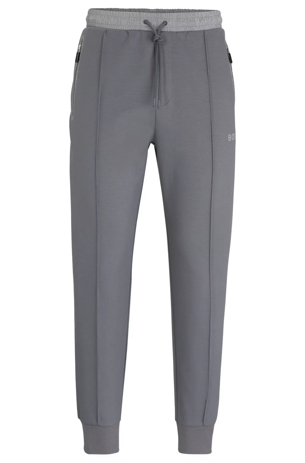 Boss grey joggers deals