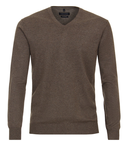 Casa Moda V-neck Pullover - Olive