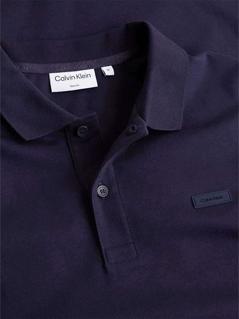 Calvin Klein Slim Polo Shirt - Midnight Sky