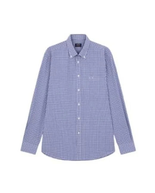 Paul & Shark Cotton Shirt C0P3007-001 - Blue Checkered